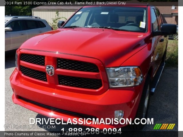 2014 Ram 1500 Express Crew Cab 4x4 in Flame Red