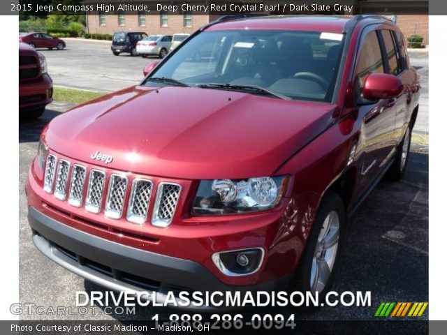 2015 Jeep Compass High Altitude in Deep Cherry Red Crystal Pearl