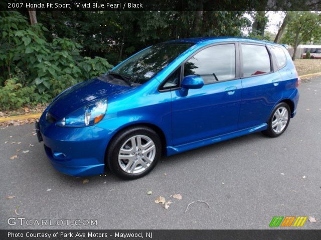 2007 Honda Fit Sport in Vivid Blue Pearl