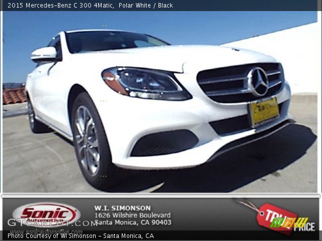 2015 Mercedes-Benz C 300 4Matic in Polar White