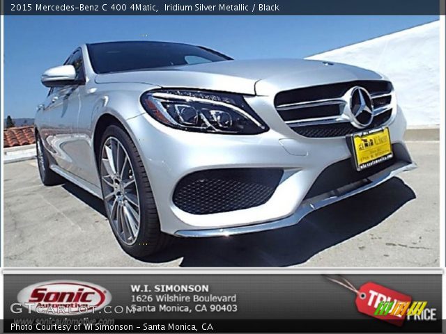 2015 Mercedes-Benz C 400 4Matic in Iridium Silver Metallic