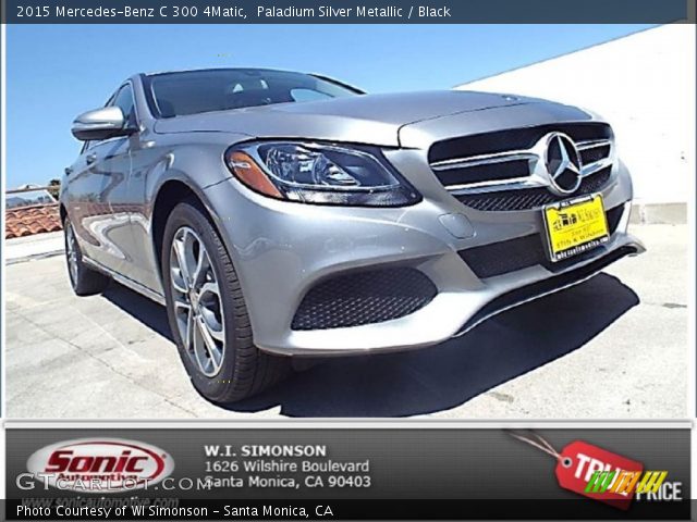 2015 Mercedes-Benz C 300 4Matic in Paladium Silver Metallic