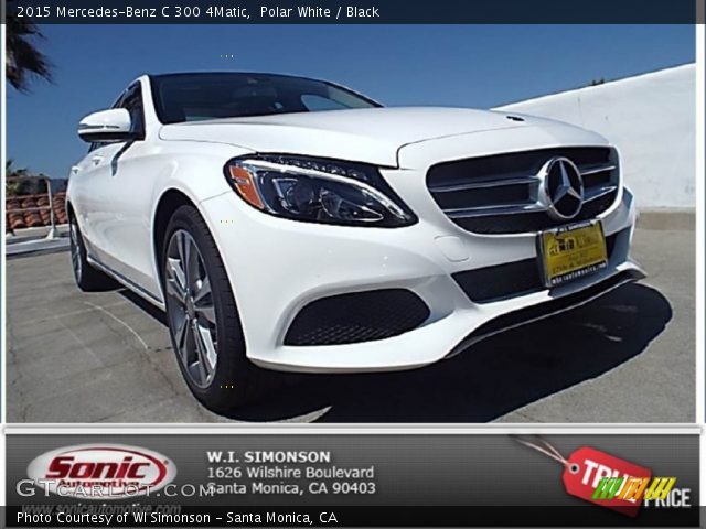 2015 Mercedes-Benz C 300 4Matic in Polar White