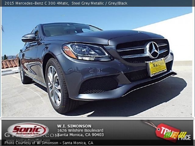 2015 Mercedes-Benz C 300 4Matic in Steel Grey Metallic