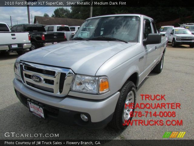 2010 Ford Ranger XLT SuperCab in Silver Metallic