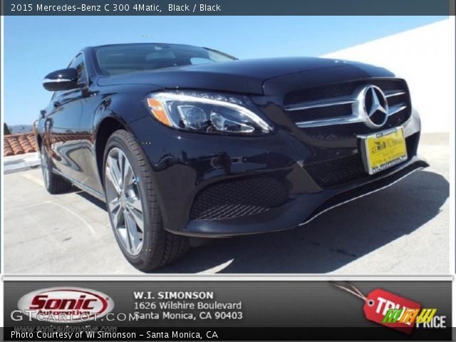 2015 Mercedes-Benz C 300 4Matic in Black