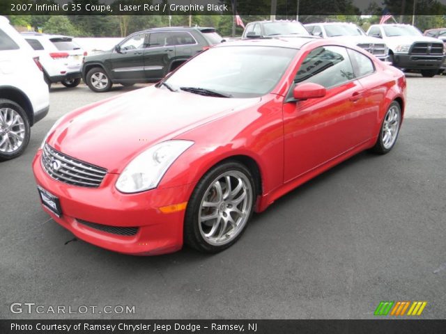 2007 Infiniti G 35 Coupe in Laser Red
