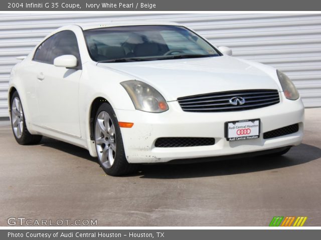 2004 Infiniti G 35 Coupe in Ivory White Pearl