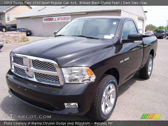 2009 Dodge Ram 1500 Sport Regular Cab 4x4 in Brilliant Black Crystal Pearl
