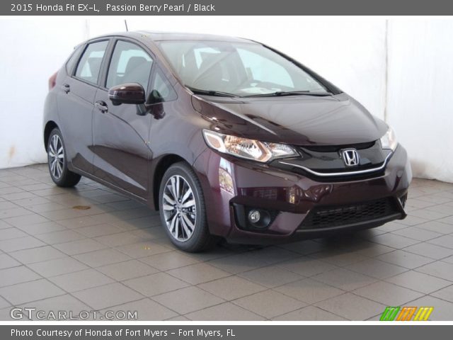 2015 Honda Fit EX-L in Passion Berry Pearl