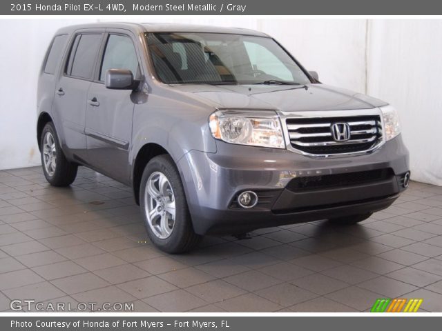 2015 Honda Pilot EX-L 4WD in Modern Steel Metallic