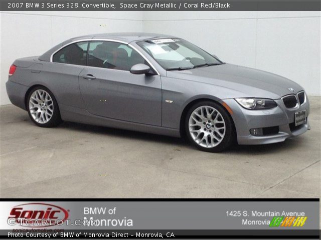 2007 BMW 3 Series 328i Convertible in Space Gray Metallic