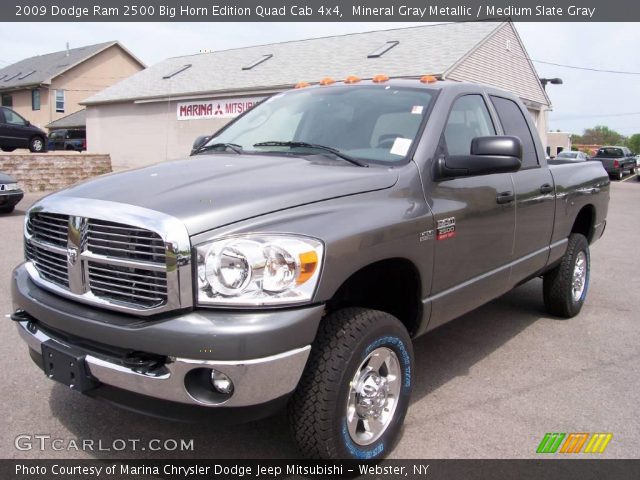 2009 Dodge Ram 2500 Big Horn Edition Quad Cab 4x4 in Mineral Gray Metallic