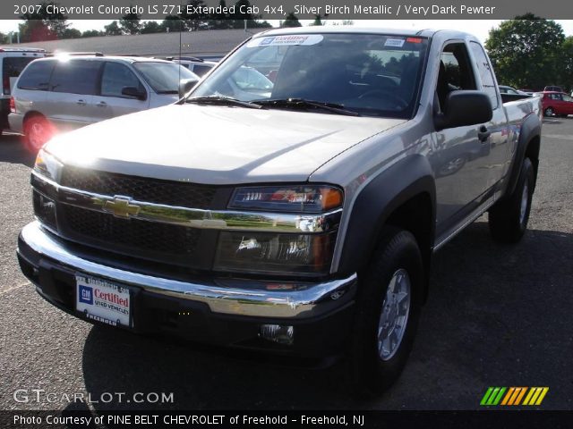 2007 Chevrolet Colorado LS Z71 Extended Cab 4x4 in Silver Birch Metallic
