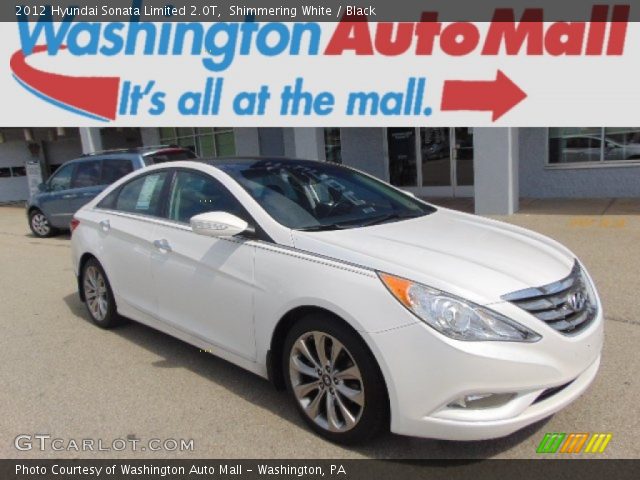 2012 Hyundai Sonata Limited 2.0T in Shimmering White