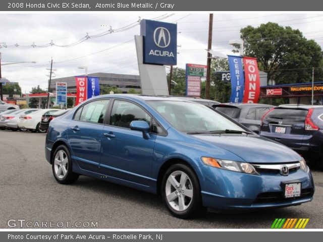 2008 Honda Civic EX Sedan in Atomic Blue Metallic