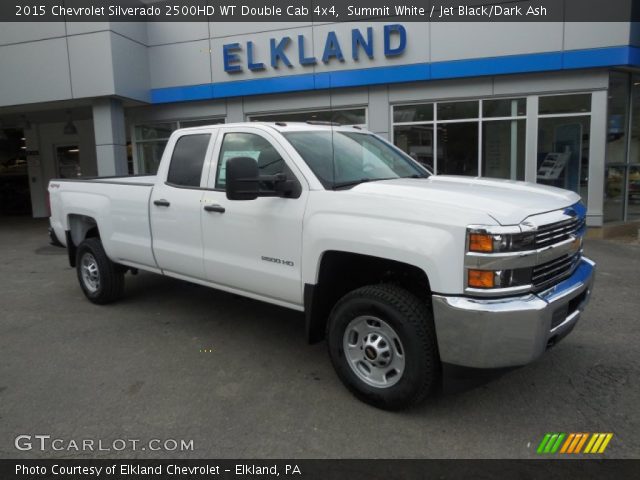 2015 Chevrolet Silverado 2500HD WT Double Cab 4x4 in Summit White