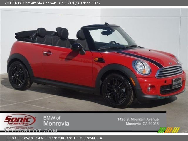 2015 Mini Convertible Cooper in Chili Red