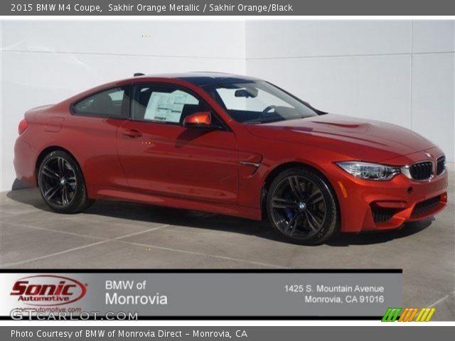2015 BMW M4 Coupe in Sakhir Orange Metallic