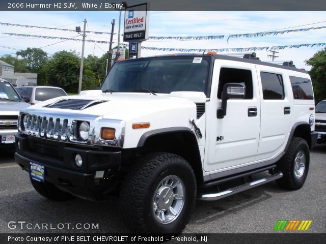 2006 Hummer H2 SUV in White