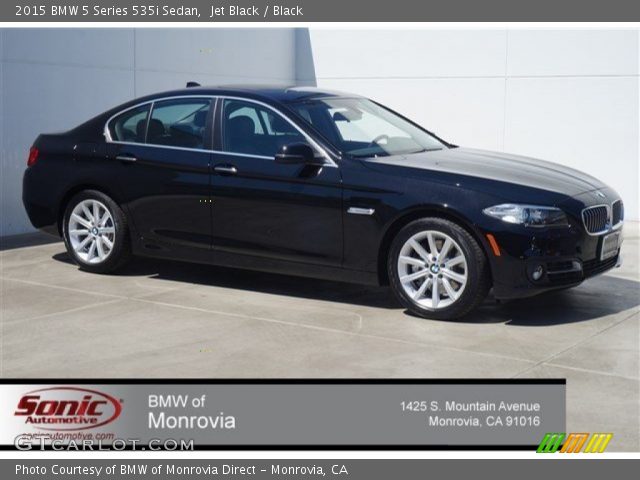 2015 BMW 5 Series 535i Sedan in Jet Black