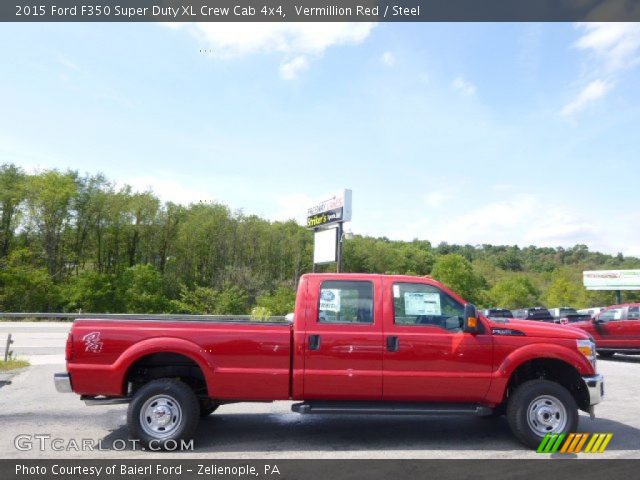 2015 Ford F350 Super Duty XL Crew Cab 4x4 in Vermillion Red