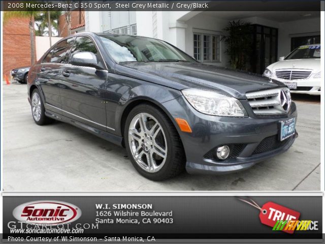 2008 Mercedes-Benz C 350 Sport in Steel Grey Metallic