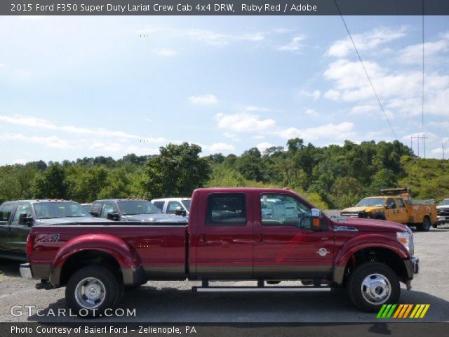 2015 Ford F350 Super Duty Lariat Crew Cab 4x4 DRW in Ruby Red