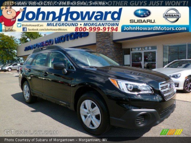 2015 Subaru Outback 2.5i in Crystal Black Silica