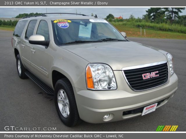 2013 GMC Yukon XL SLT in Champagne Silver Metallic
