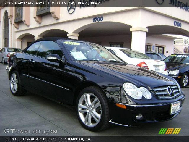 2007 Mercedes-Benz CLK 350 Cabriolet in Black