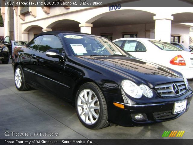 2007 Mercedes-Benz CLK 350 Cabriolet in Black