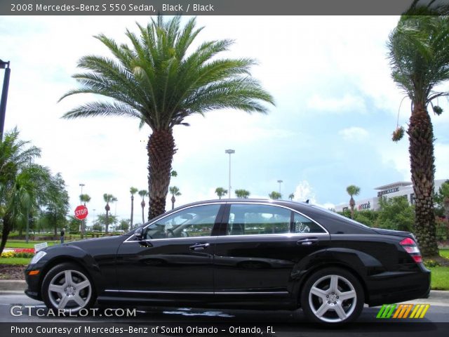 2008 Mercedes-Benz S 550 Sedan in Black