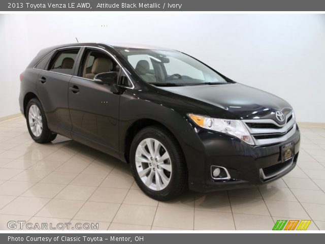 2013 Toyota Venza LE AWD in Attitude Black Metallic