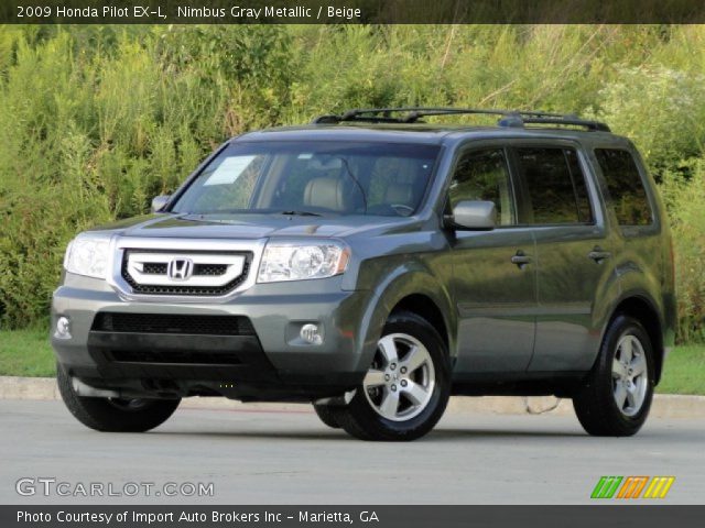 2009 Honda Pilot EX-L in Nimbus Gray Metallic