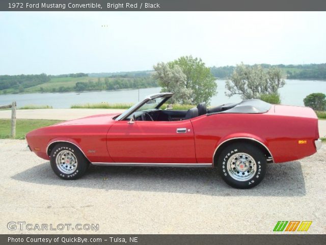 1972 Ford Mustang Convertible in Bright Red
