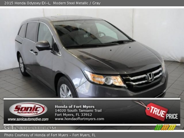 2015 Honda Odyssey EX-L in Modern Steel Metallic