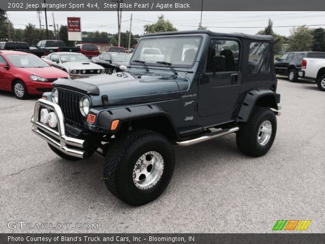 2002 Jeep Wrangler Sport 4x4 in Steel Blue Pearl