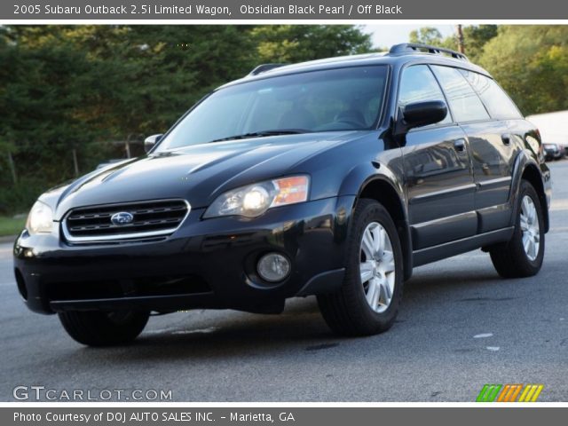 2005 Subaru Outback 2.5i Limited Wagon in Obsidian Black Pearl