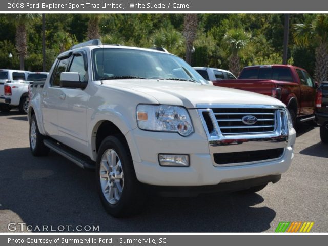 2008 Ford Explorer Sport Trac Limited in White Suede