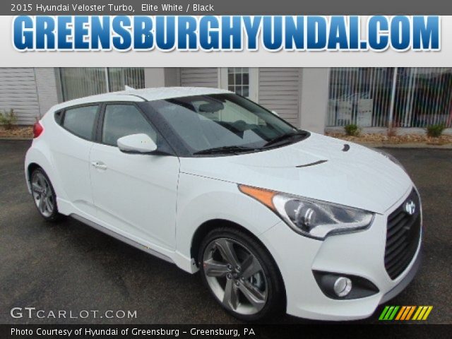 2015 Hyundai Veloster Turbo in Elite White