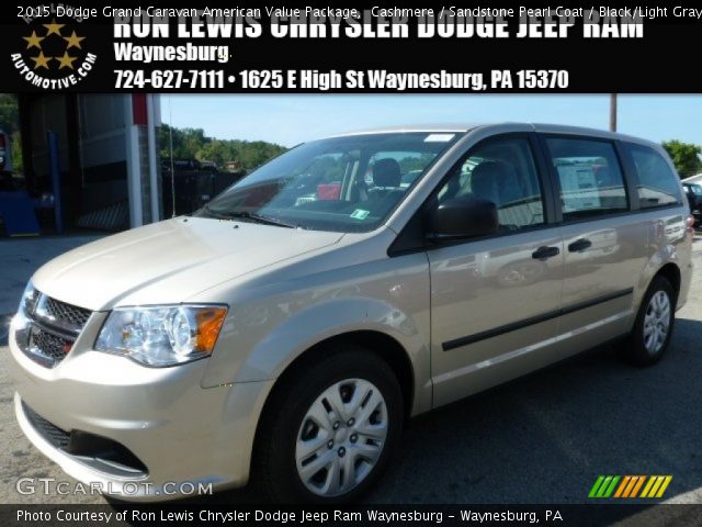 2015 Dodge Grand Caravan American Value Package in Cashmere / Sandstone Pearl Coat