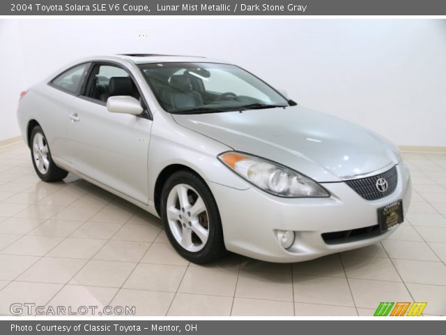2004 Toyota Solara SLE V6 Coupe in Lunar Mist Metallic