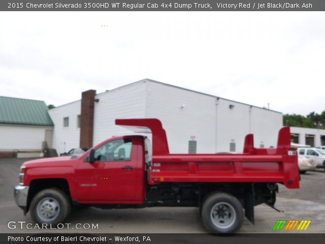 2015 Chevrolet Silverado 3500HD WT Regular Cab 4x4 Dump Truck in Victory Red