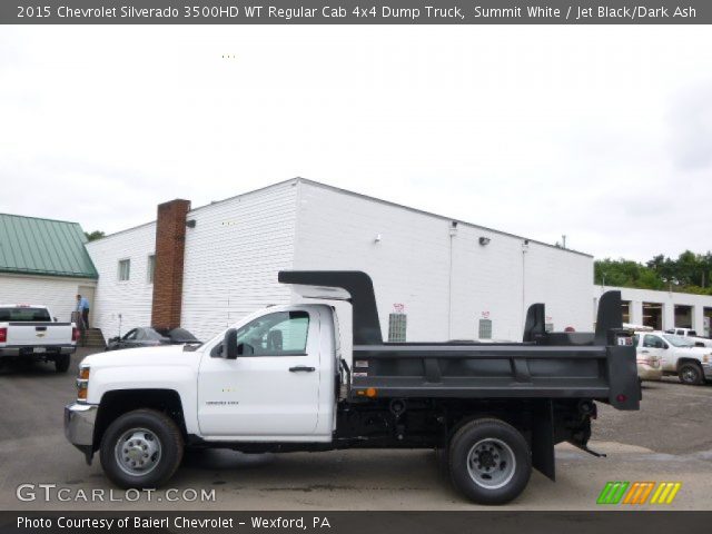 2015 Chevrolet Silverado 3500HD WT Regular Cab 4x4 Dump Truck in Summit White