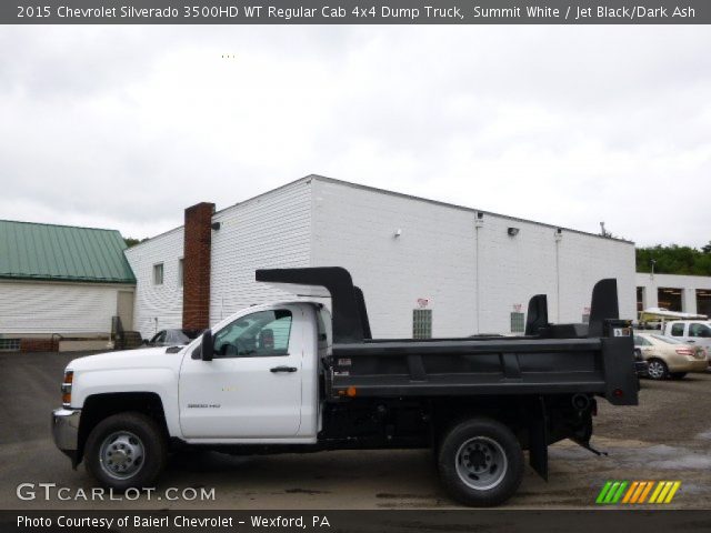 2015 Chevrolet Silverado 3500HD WT Regular Cab 4x4 Dump Truck in Summit White