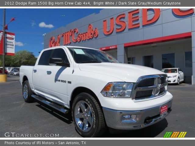2012 Dodge Ram 1500 Big Horn Crew Cab 4x4 in Bright White