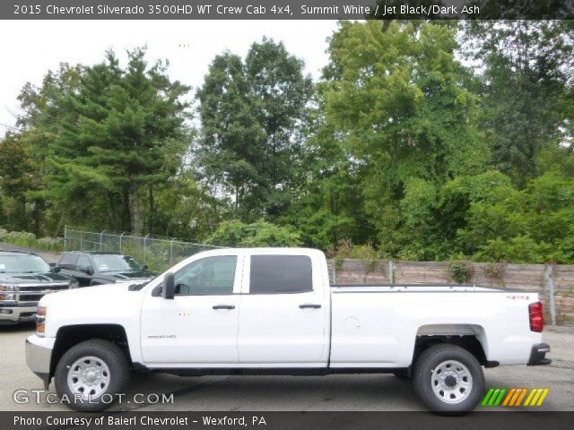 2015 Chevrolet Silverado 3500HD WT Crew Cab 4x4 in Summit White