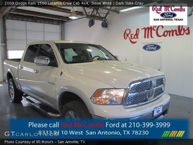 2009 Dodge Ram 1500 Laramie Crew Cab 4x4 in Stone White