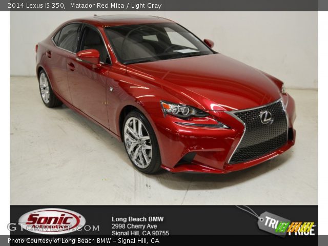 2014 Lexus IS 350 in Matador Red Mica